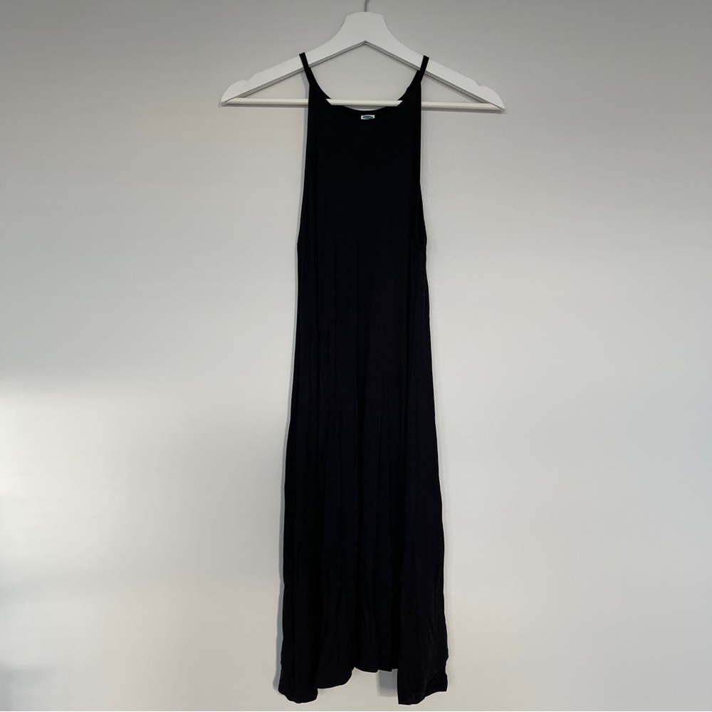 NEW Old Navy Black Sleeveless Jersey-Knit Mini Swing Dress in Size XSmall